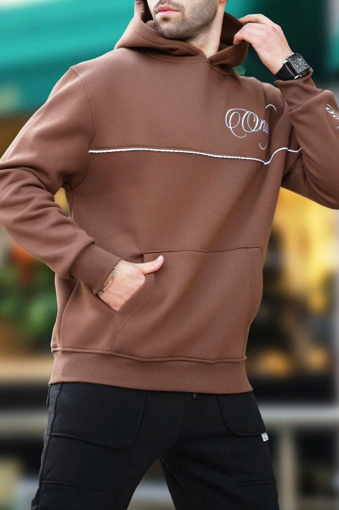 Muška dukserica BROGOTO BROWN, Boja: braon, IVET.RS - Nova Kolekcija