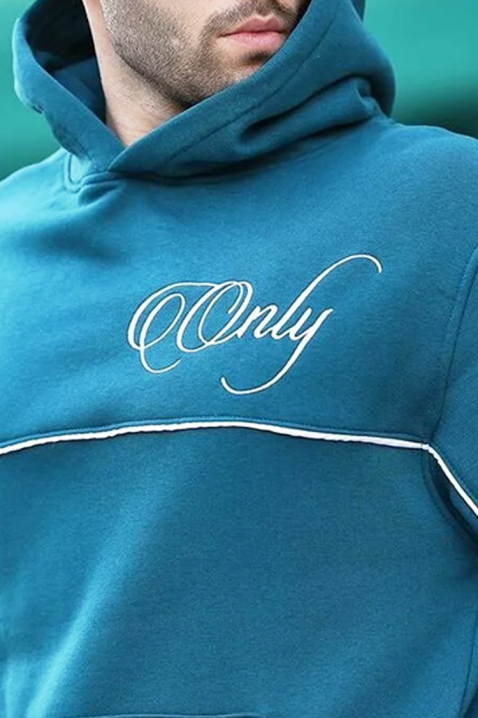 Muška dukserica BROGOTO PETROL, Boja: petrolej, IVET.RS - Nova Kolekcija