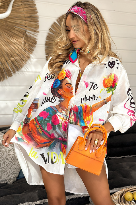 Ženska košulja CVETINDA, Boja: višebojna, IVET.RS - Nova Kolekcija