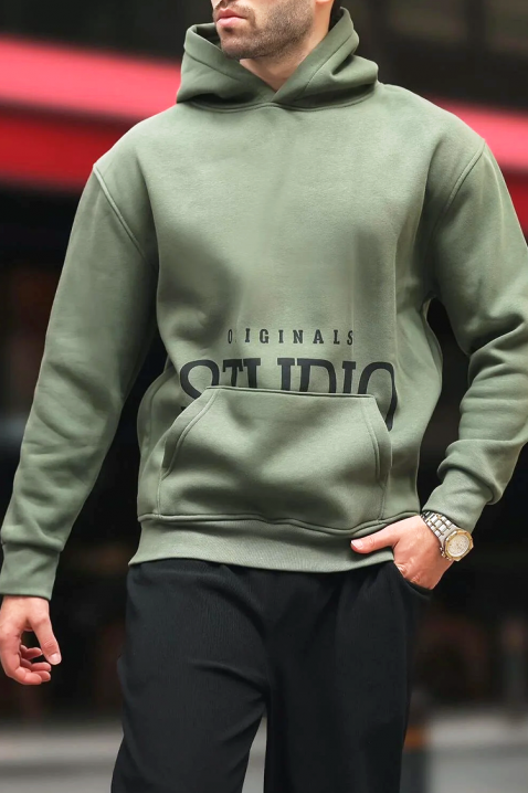 Muška dukserica MAREFO KHAKI, Boja: kaki, IVET.RS - Nova Kolekcija