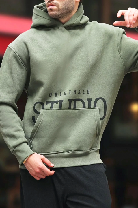 Muška dukserica MAREFO KHAKI, Boja: kaki, IVET.RS - Nova Kolekcija