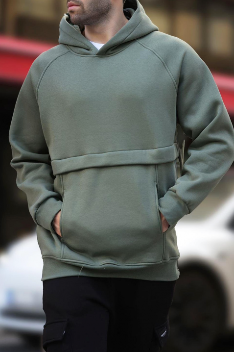 Muška dukserica MIROXO OLIVE, Boja: maslinasto zelena, IVET.RS - Nova Kolekcija