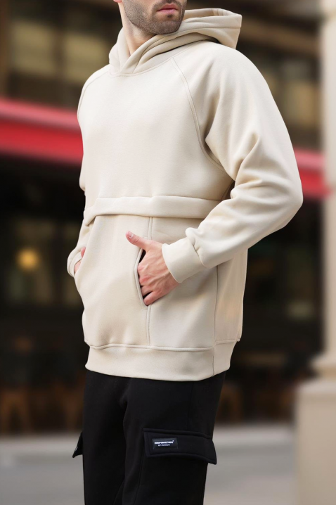 Muška dukserica MIROXO BEIGE, Boja: bež, IVET.RS - Nova Kolekcija