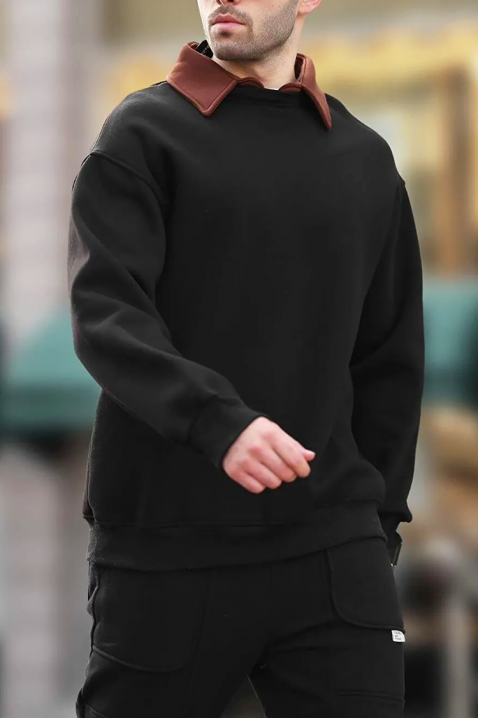 Muška dukserica KERJEN BLACK, Boja: crna, IVET.RS - Nova Kolekcija