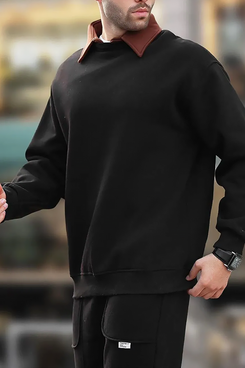 Muška dukserica KERJEN BLACK, Boja: crna, IVET.RS - Nova Kolekcija