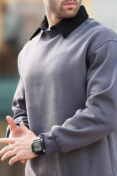 Muška dukserica KERJEN GRAFIT, Boja: grafitna, IVET.RS - Nova Kolekcija