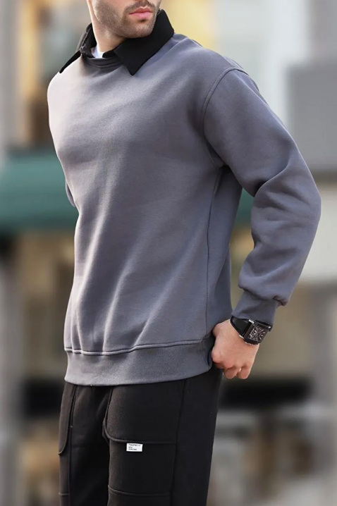 Muška dukserica KERJEN GRAFIT, Boja: grafitna, IVET.RS - Nova Kolekcija