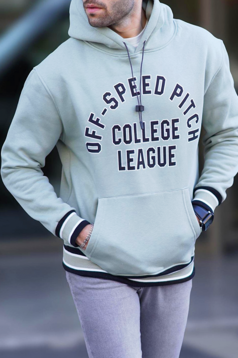 Muška dukserica FRELDO MINT, Boja: menta, IVET.RS - Nova Kolekcija