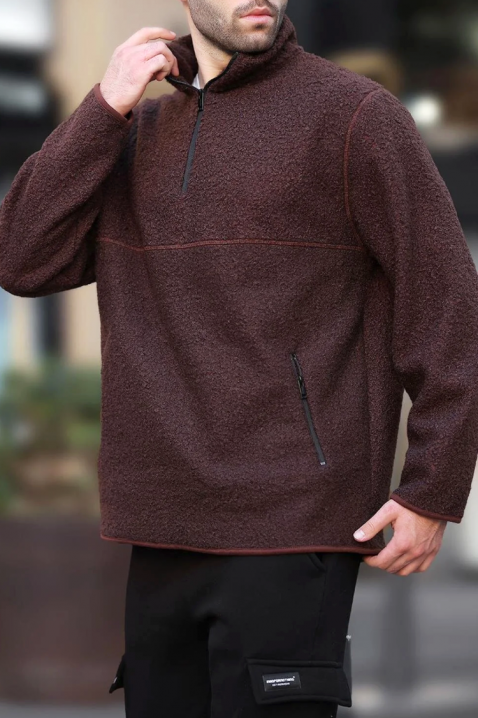 Muška dukserica VIMIR BROWN, Boja: braon, IVET.RS - Nova Kolekcija