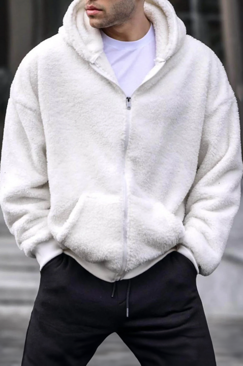 Muška dukserica MIGELO WHITE, Boja: bela, IVET.RS - Nova Kolekcija