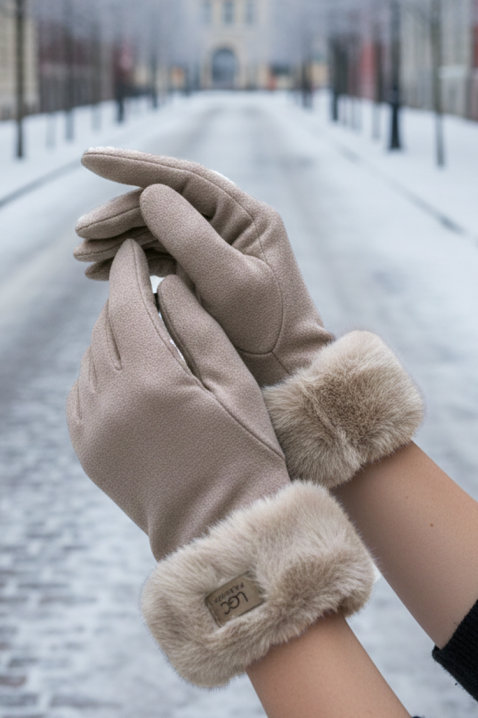 Ženske rukavice ELIORJA BEIGE, Boja: bež, IVET.RS - Nova Kolekcija