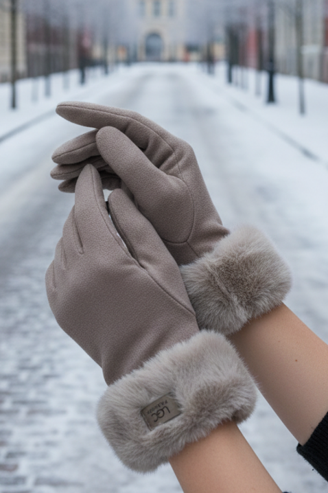 Ženske rukavice ELIORJA MOCHA, Boja: moka, IVET.RS - Nova Kolekcija