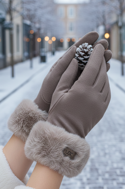 Ženske rukavice ELIORJA MOCHA, Boja: moka, IVET.RS - Nova Kolekcija
