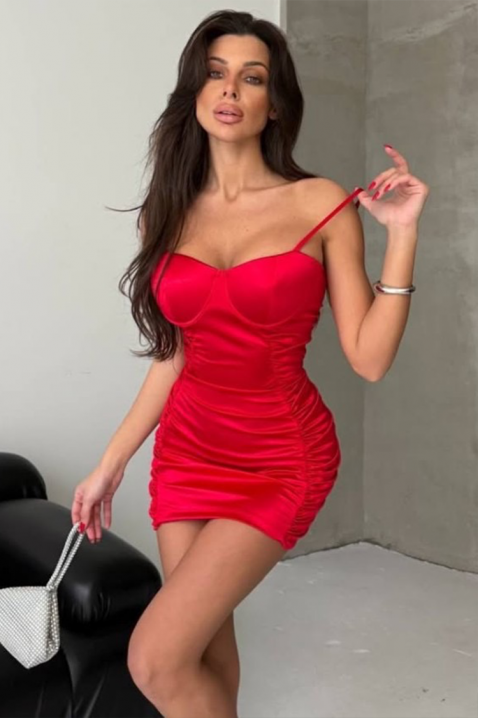 Haljina AREXOLA, Boja: crvena, IVET.RS - Nova Kolekcija