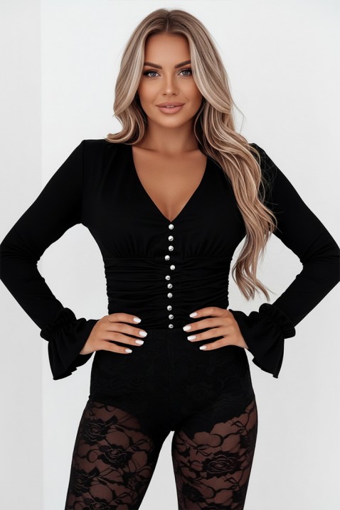 Ženska bluza KALVINDA BLACK, Boja: crna, IVET.RS - Nova Kolekcija