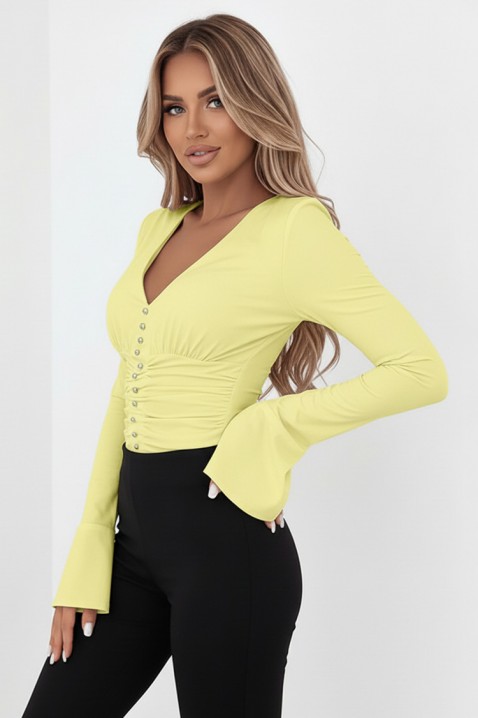 Ženska bluza KALVINDA YELLOW, Boja: žuta, IVET.RS - Nova Kolekcija