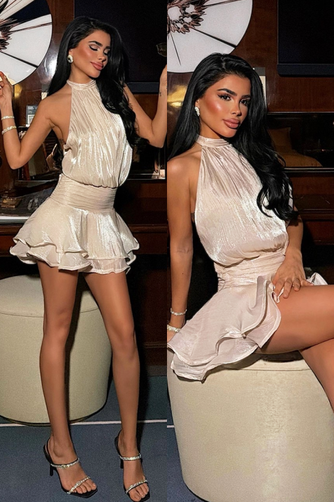 Haljina NEBRALDA BEIGE, Boja: bež, IVET.RS - Nova Kolekcija