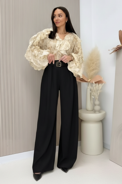 Pantalone RELFODA BLACK, Boja: crna, IVET.RS - Nova Kolekcija