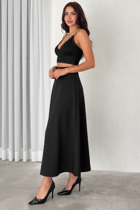 Suknja VRELONZA BLACK, Boja: crna, IVET.RS - Nova Kolekcija