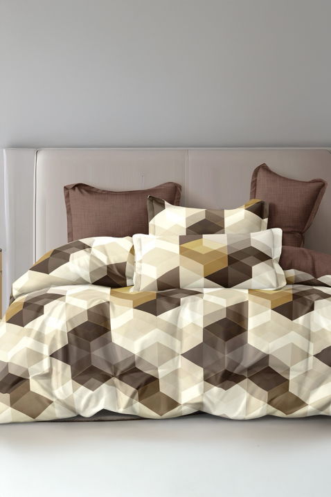 Komplet posteljine VELMOSY 200x220 cm pamuk - 4 dela, Boja: višebojna, IVET.RS - Nova Kolekcija