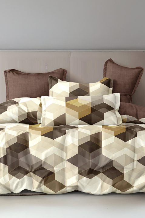 Komplet posteljine VELMOSY 200x220 cm pamuk - 4 dela, Boja: višebojna, IVET.RS - Nova Kolekcija