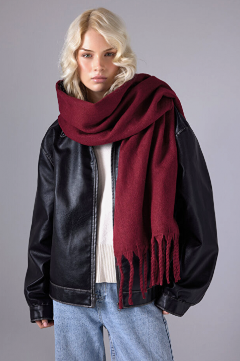 Šal KAPRINZA BORDO, Boja: bordo, IVET.RS - Nova Kolekcija