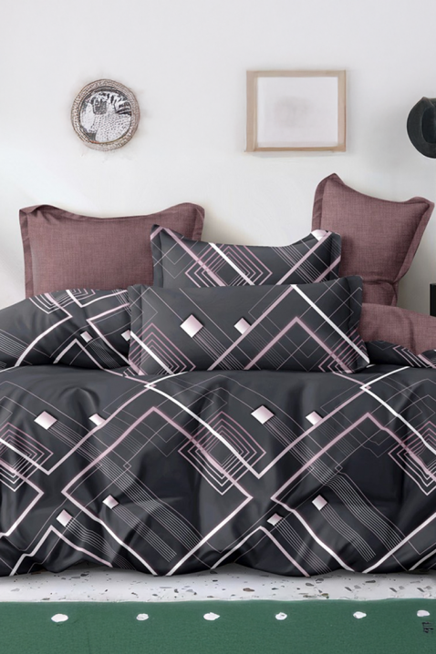 Komplet posteljine VERMODY 200x220 cm pamuk - 4 dela, Boja: višebojna, IVET.RS - Nova Kolekcija