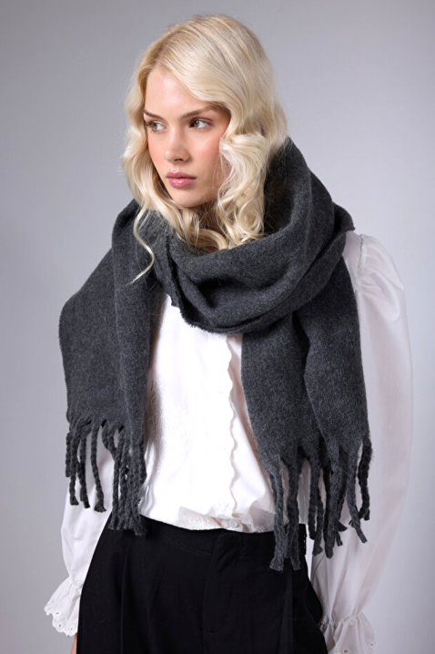 Šal KAPRINZA GREY, Boja: siva, IVET.RS - Nova Kolekcija