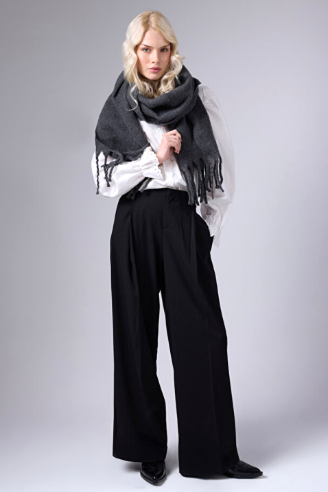 Šal KAPRINZA GREY, Boja: siva, IVET.RS - Nova Kolekcija