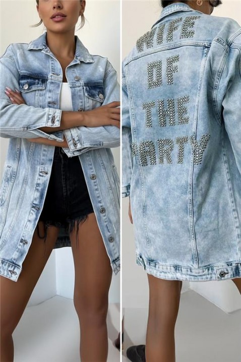 Teksas jakna DUNKOLZA, Boja: svetloplava, IVET.RS - Nova Kolekcija