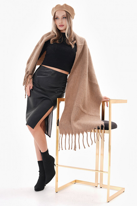 Šal SHARMALDA BEIGE, Boja: bež, IVET.RS - Nova Kolekcija