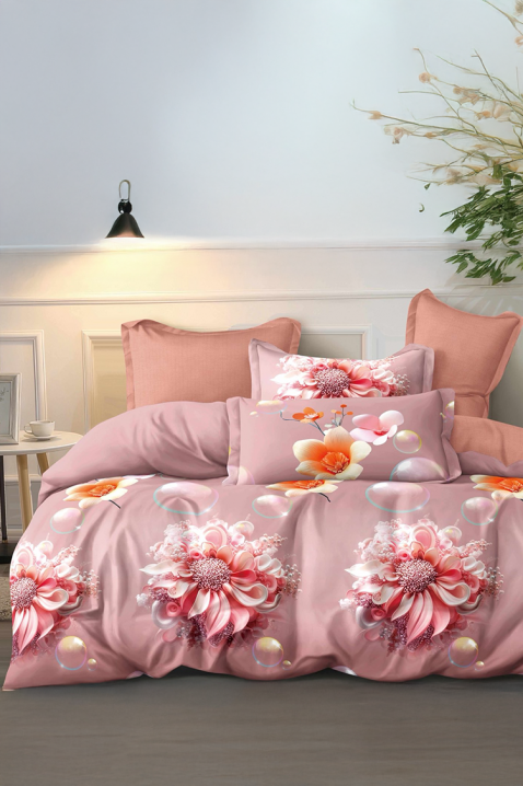 Komplet posteljine BLUMERY 200x220 cm pamuk - 4 dela, Boja: višebojna, IVET.RS - Nova Kolekcija