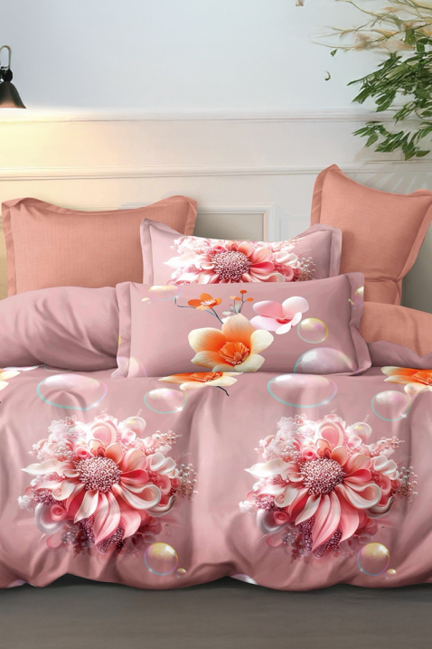 Komplet posteljine BLUMERY 200x220 cm pamuk - 4 dela, Boja: višebojna, IVET.RS - Nova Kolekcija