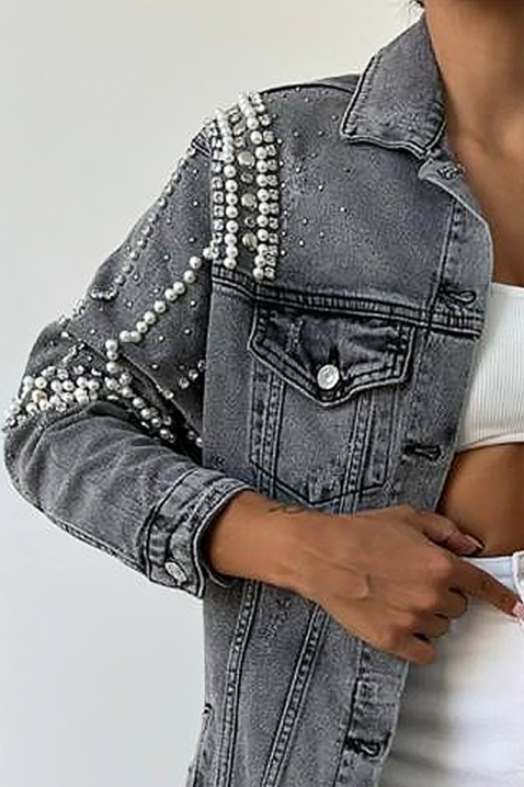 Teksas jakna TRANVILZA, Boja: grafitna, IVET.RS - Nova Kolekcija