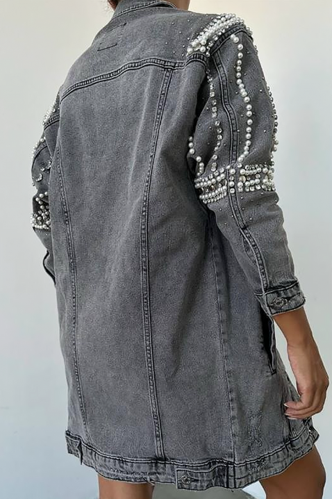 Teksas jakna TRANVILZA, Boja: grafitna, IVET.RS - Nova Kolekcija