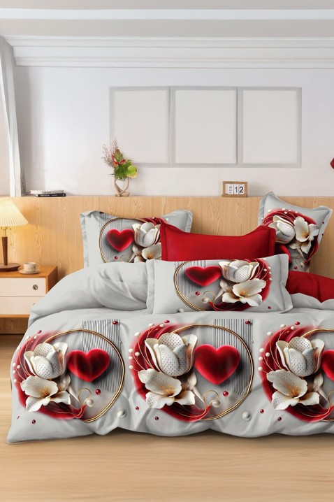 Komplet posteljine ROLPESY 200x220 cm pamuk - 4 dela, Boja: višebojna, IVET.RS - Nova Kolekcija