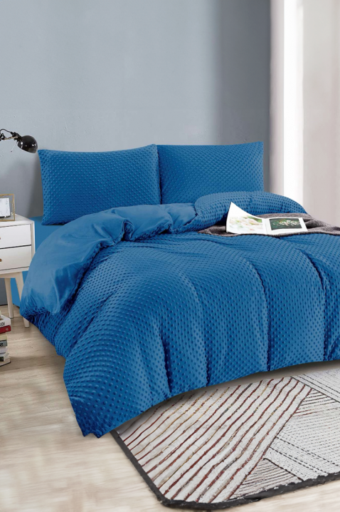 Komplet posteljine SLOVERZY BLUE 160x200 cm pamuk - 3 dela, Boja: plava, IVET.RS - Nova Kolekcija