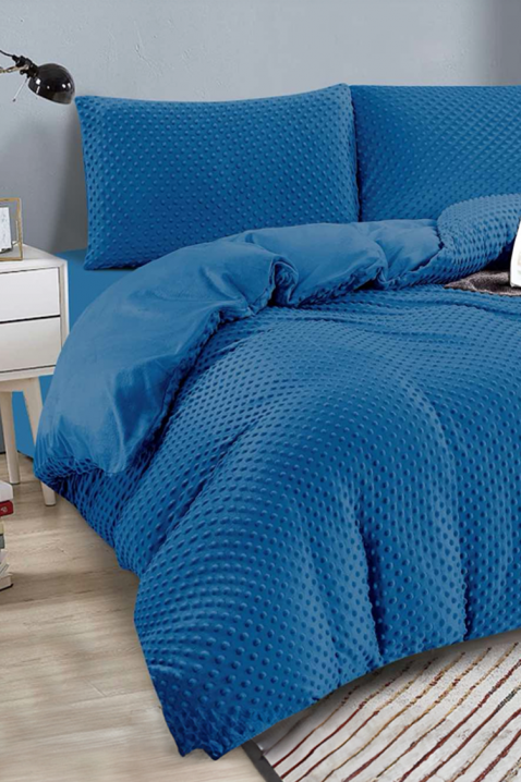 Komplet posteljine SLOVERZY BLUE 160x200 cm pamuk - 3 dela, Boja: plava, IVET.RS - Nova Kolekcija