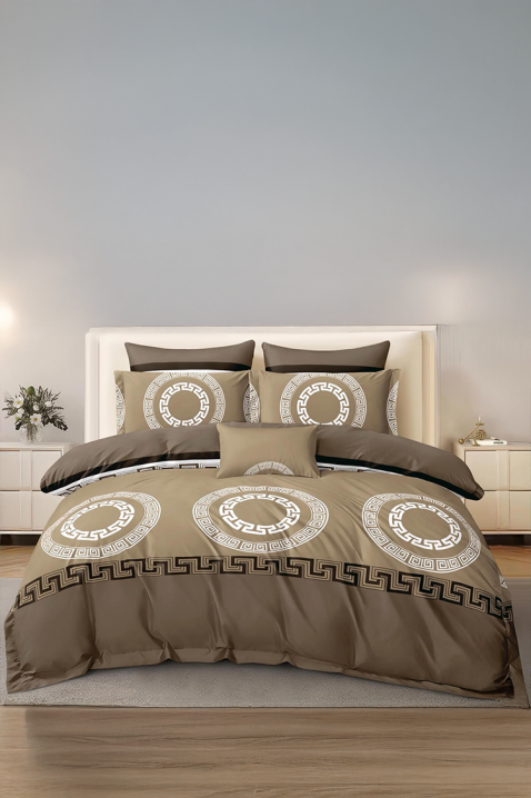 Komplet posteljine VERPOLDY BEIGE 200x220 cm pamuk - 4 dela, Boja: bež, IVET.RS - Nova Kolekcija