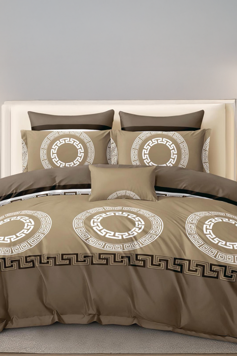 Komplet posteljine VERPOLDY BEIGE 200x220 cm pamuk - 4 dela, Boja: bež, IVET.RS - Nova Kolekcija