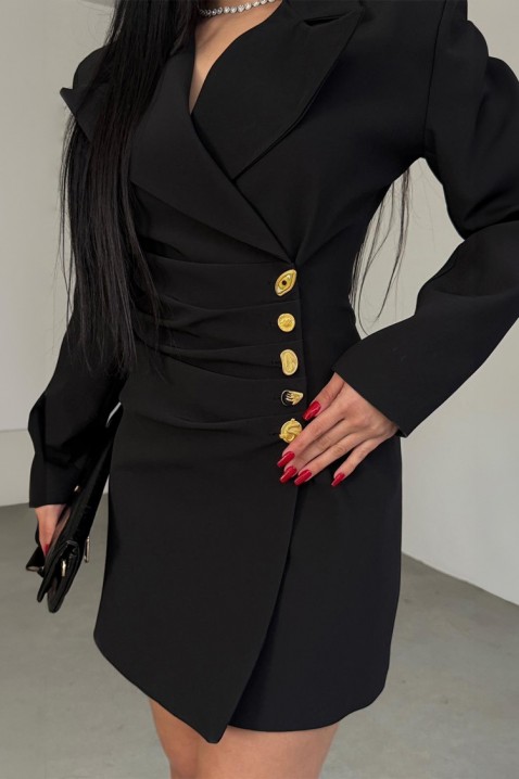 Haljina - blejzer SENVOLFA, Boja: crna, IVET.RS - Nova Kolekcija