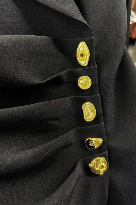 Haljina - blejzer SENVOLFA, Boja: crna, IVET.RS - Nova Kolekcija