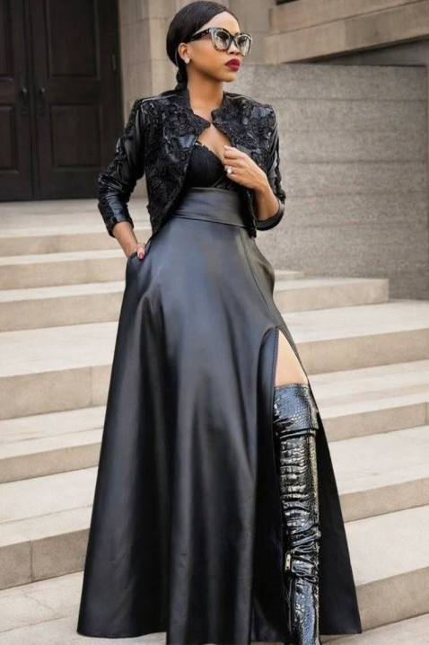 Suknja MONTERJA, Boja: crna, IVET.RS - Nova Kolekcija