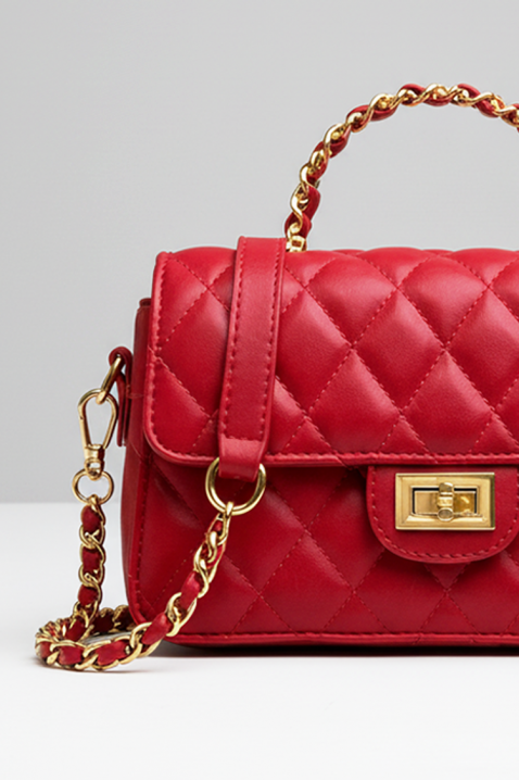 Ženska torba DERTOLVA RED, Boja: crvena, IVET.RS - Nova Kolekcija