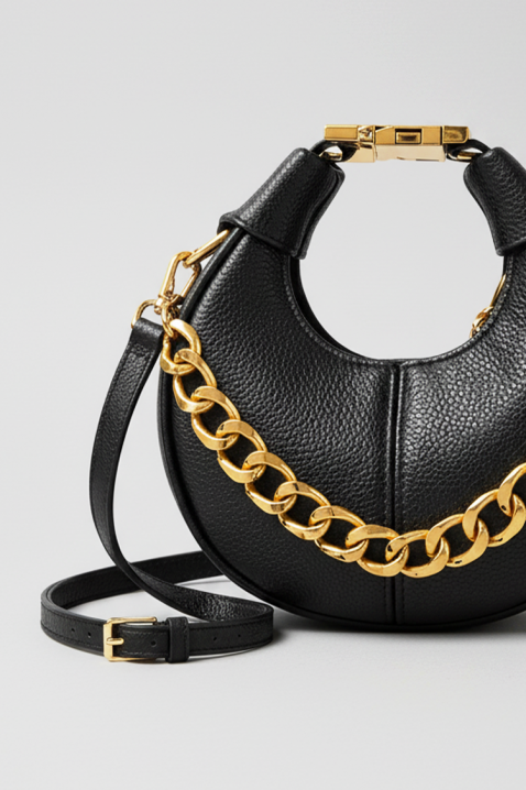 Ženska torba BERZOLFA, Boja: crna, IVET.RS - Nova Kolekcija