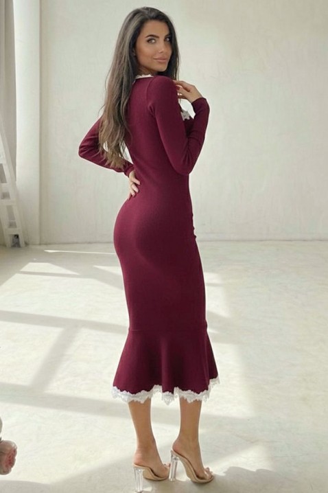 Haljina SALVONDRA BORDO, Boja: bordo, IVET.RS - Nova Kolekcija