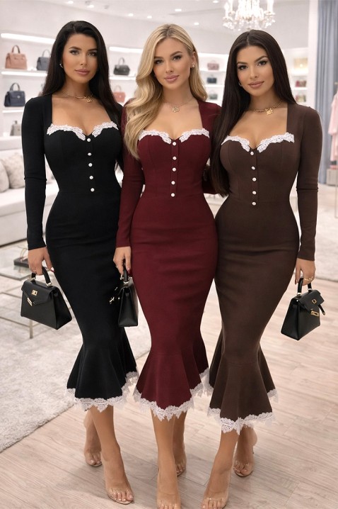 Haljina SALVONDRA BLACK, Boja: crna, IVET.RS - Nova Kolekcija