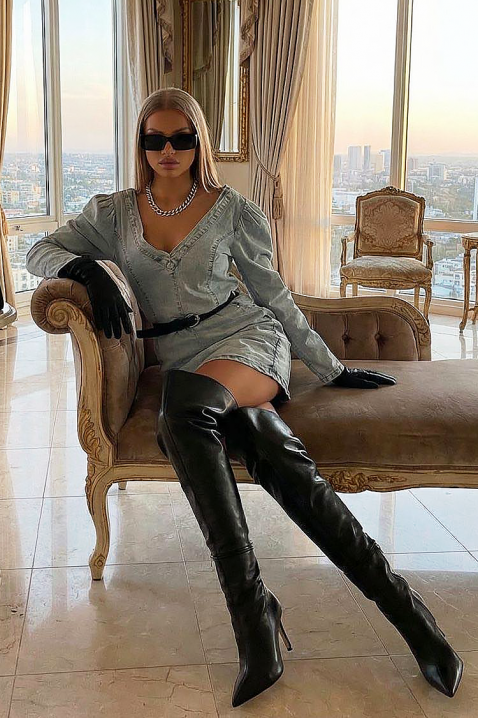 Haljina BRAZELENA, Boja: svetloplava, IVET.RS - Nova Kolekcija