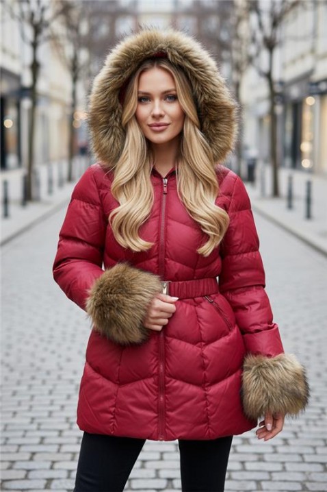 Jakna NARNILDA RED, Boja: crvena, IVET.RS - Nova Kolekcija