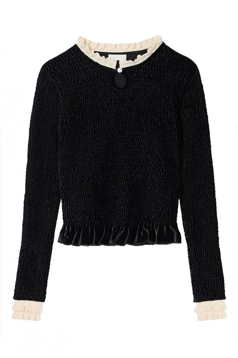 Ženska bluza BROTENDA, Boja: crna, IVET.RS - Nova Kolekcija